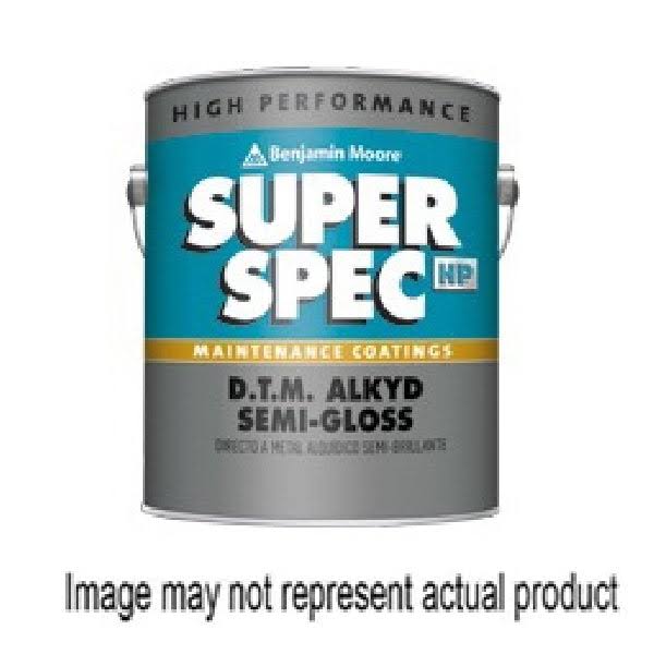 Benjamin Moore Super Spec HP DTM Alkyd Interior/Exterior Low Lustre RM Black Gallon