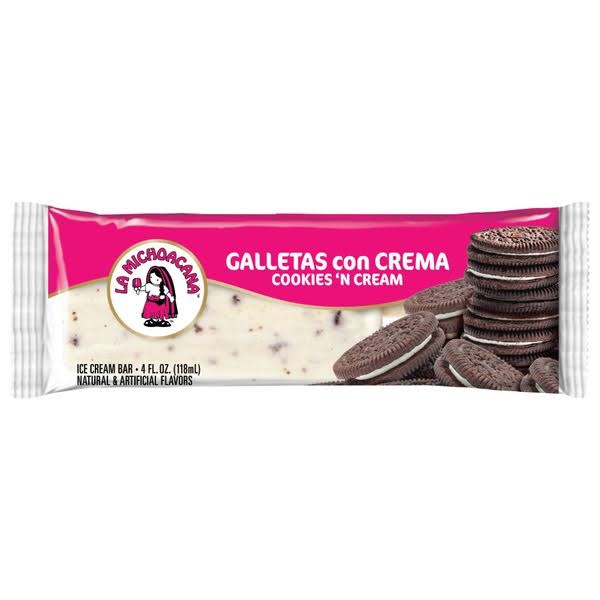 La Michoacana Cookies 'N Cream Paleta - 4 fl oz