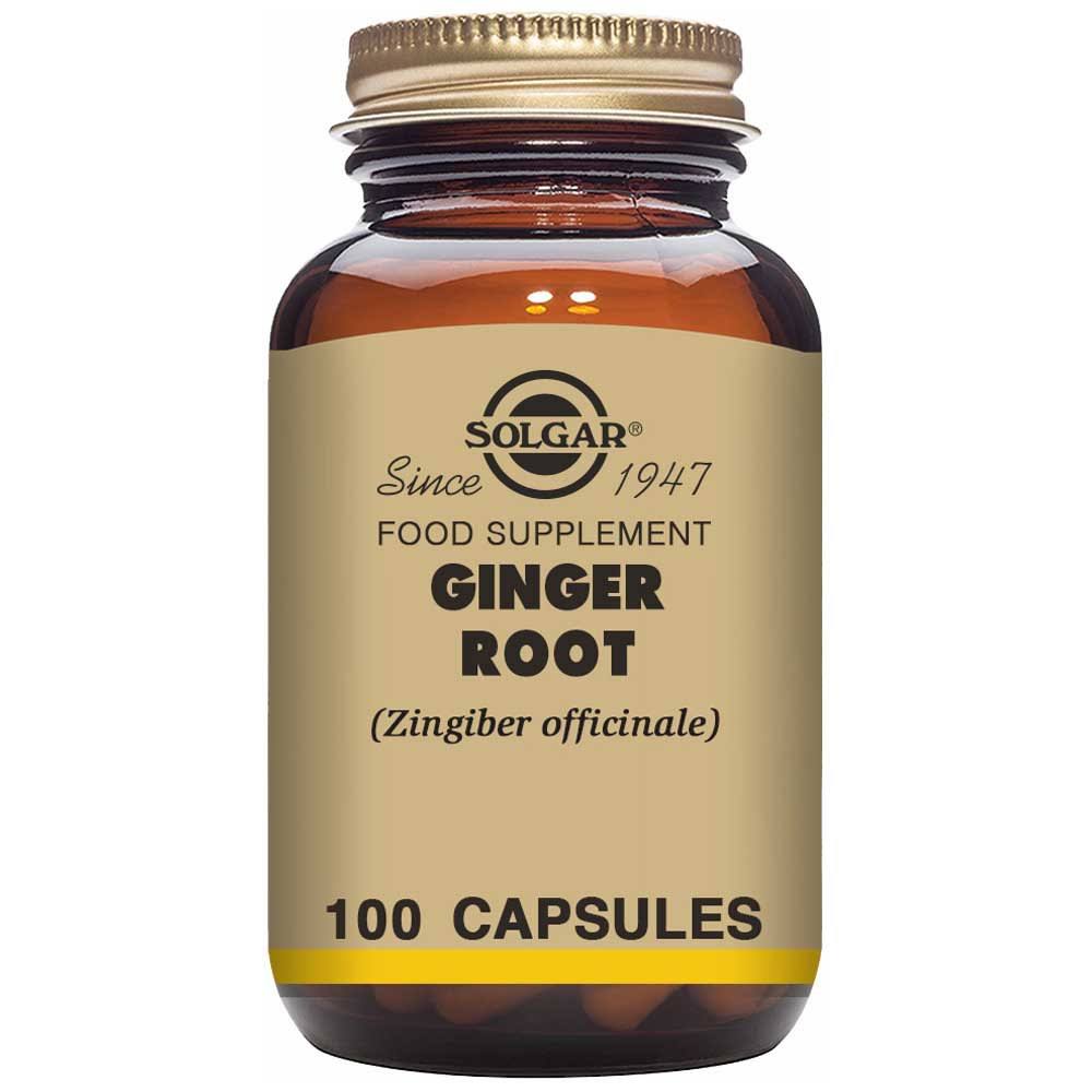 Solgar Full Potency Ginger Root - 100 capsules