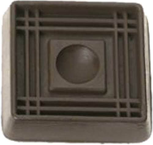 Shepherd Hardware Rubber Furniture Cups - 2", Square, 4pack