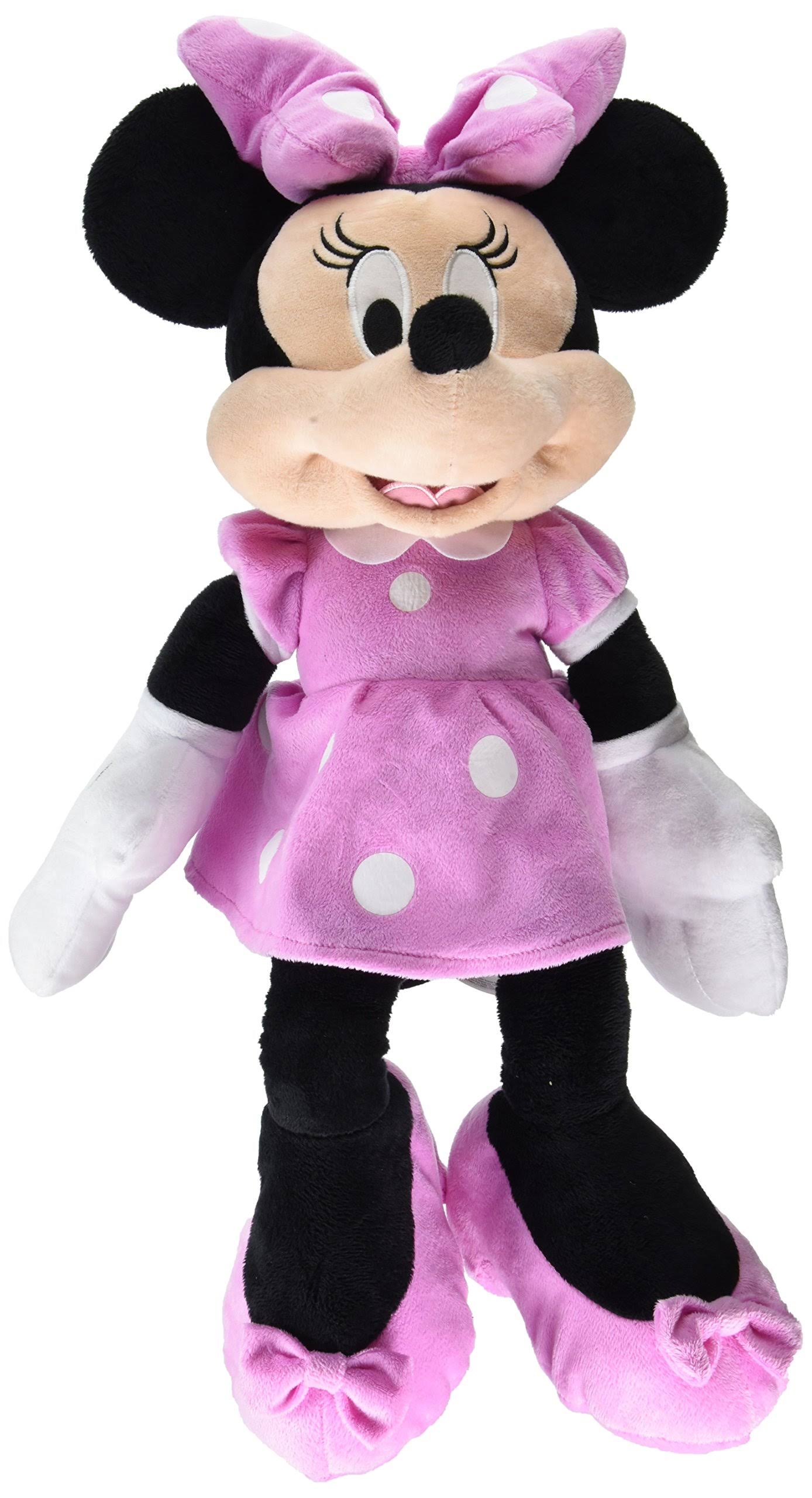Disney Minnie Mouse Stuffed Toy - Pink, 25"