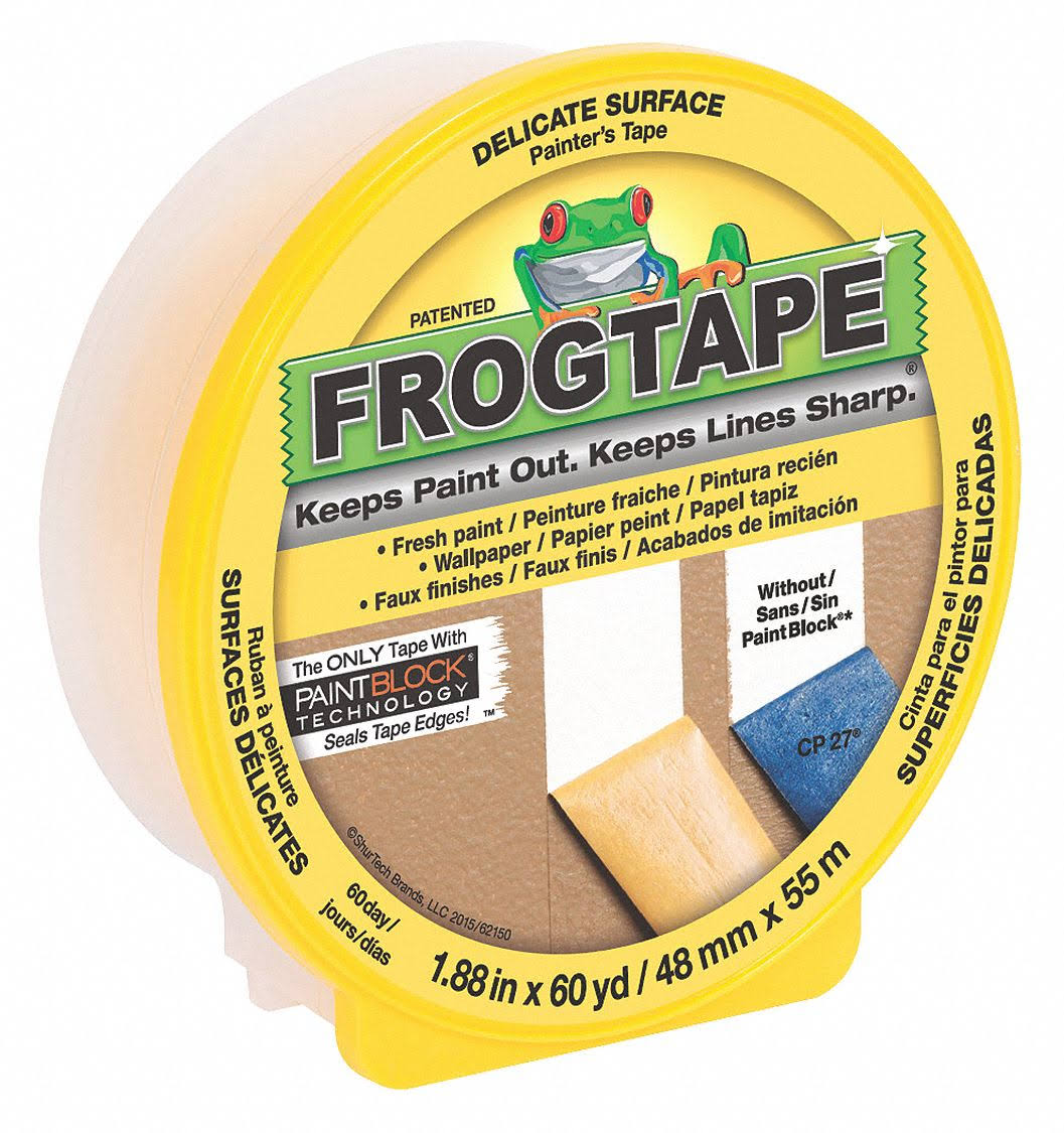 Shurtape 142920 48 mm. x 55 M. Yellow Frog Delicate Multi Use Painters Tape
