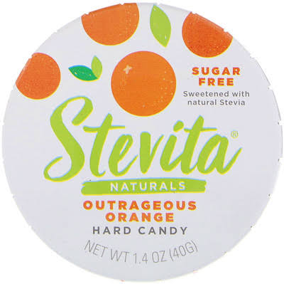 Stevita Stevia Sugar Free Hard Candy - Orange, 1.4oz
