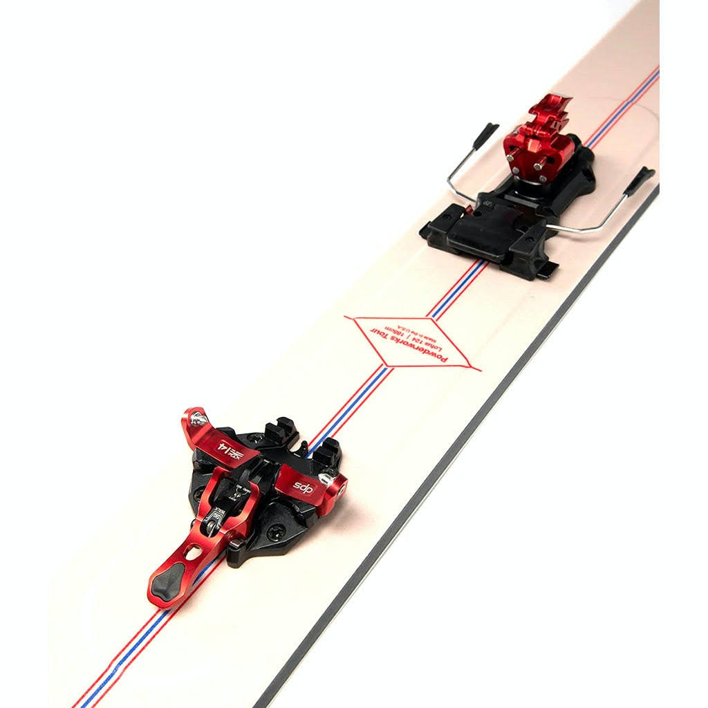 DPS R14 Ski Bindings Red/Black 108mm