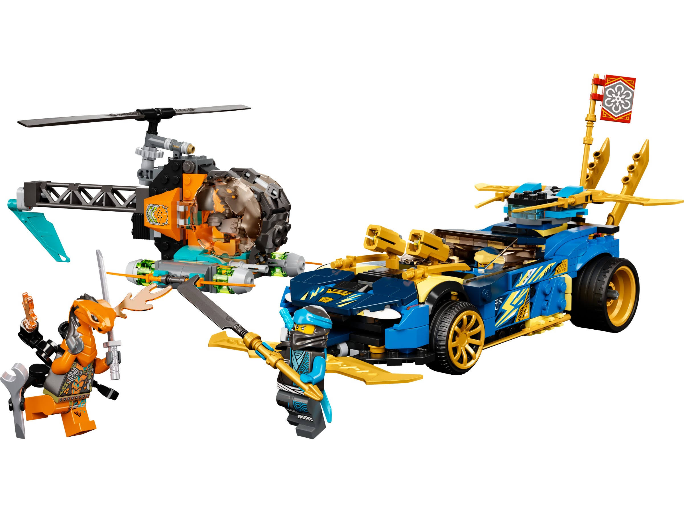 LEGO Ninjago Jay and Nya's Race Car EVO Set 71776