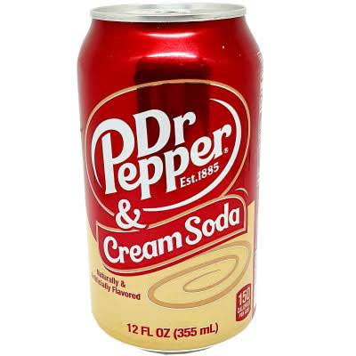 Dr Pepper Vanilla Cream Soda
