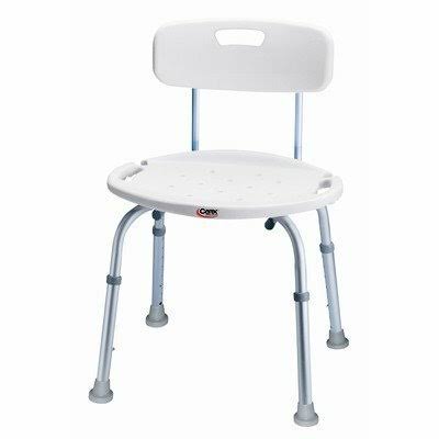 Carex Health Brands B65877 Bath And Shower Seat - with Back
