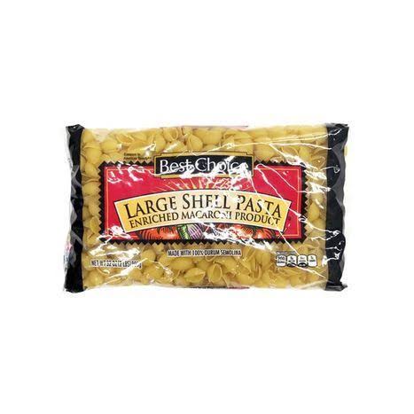 Best Choice Large Shell Pasta - 32 Ounces - Fligner's Market - Delivered by Mercato
