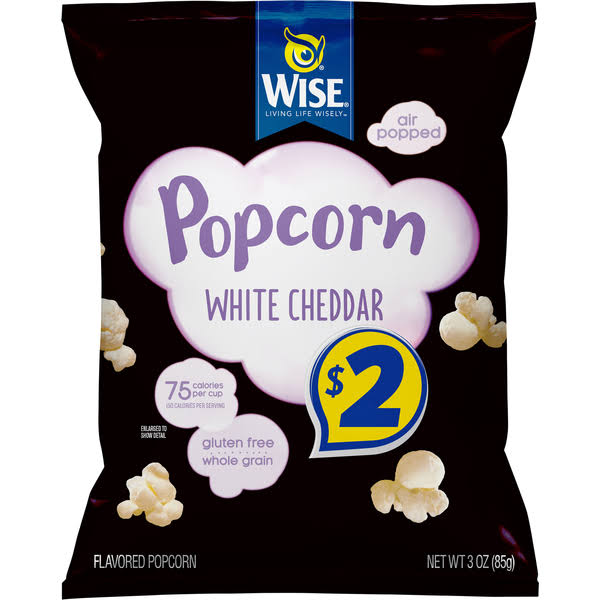 Wise Popcorn, White Cheddar - 3 oz