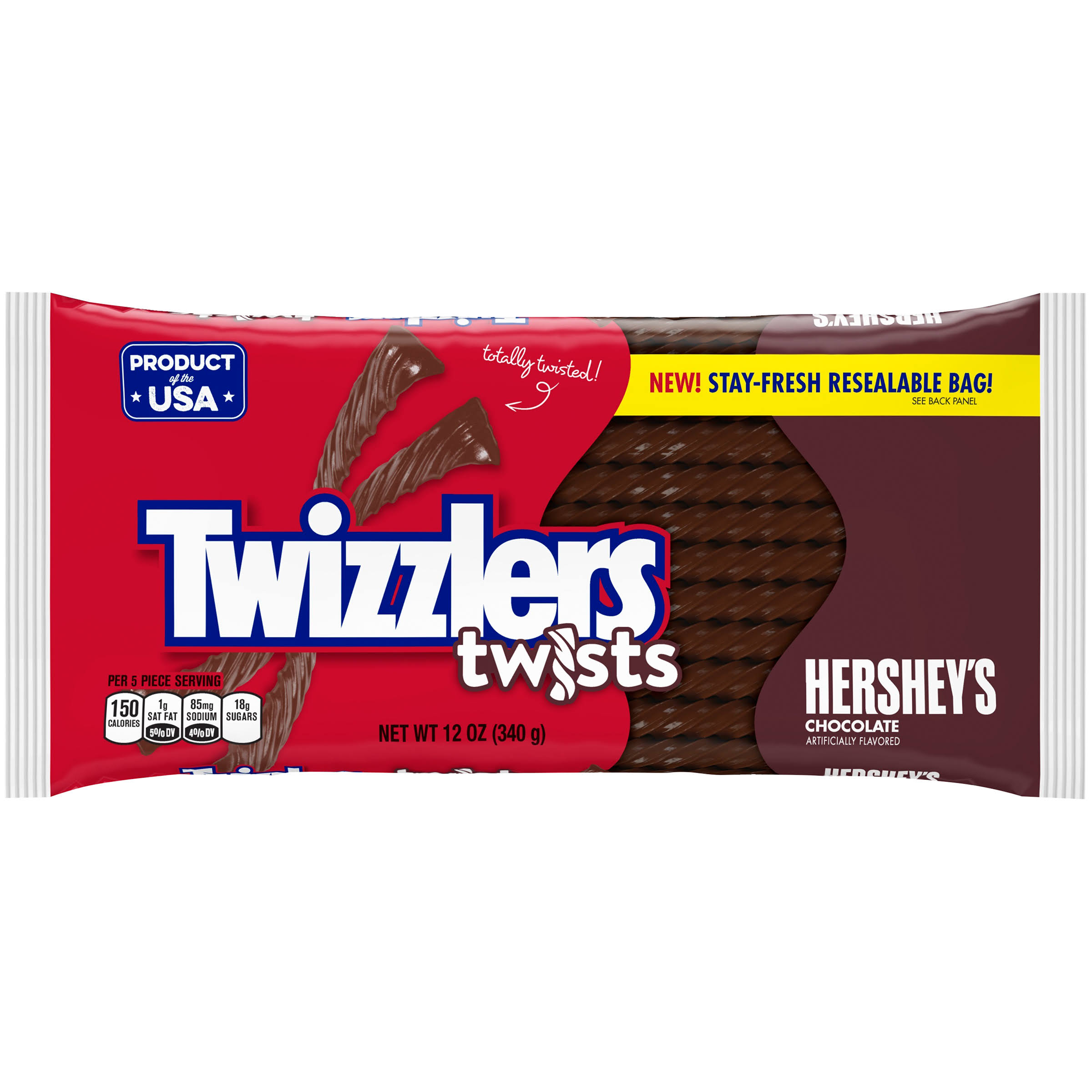 Twizzlers Hershey's Chocolate Candy Licorice Twists - 12oz