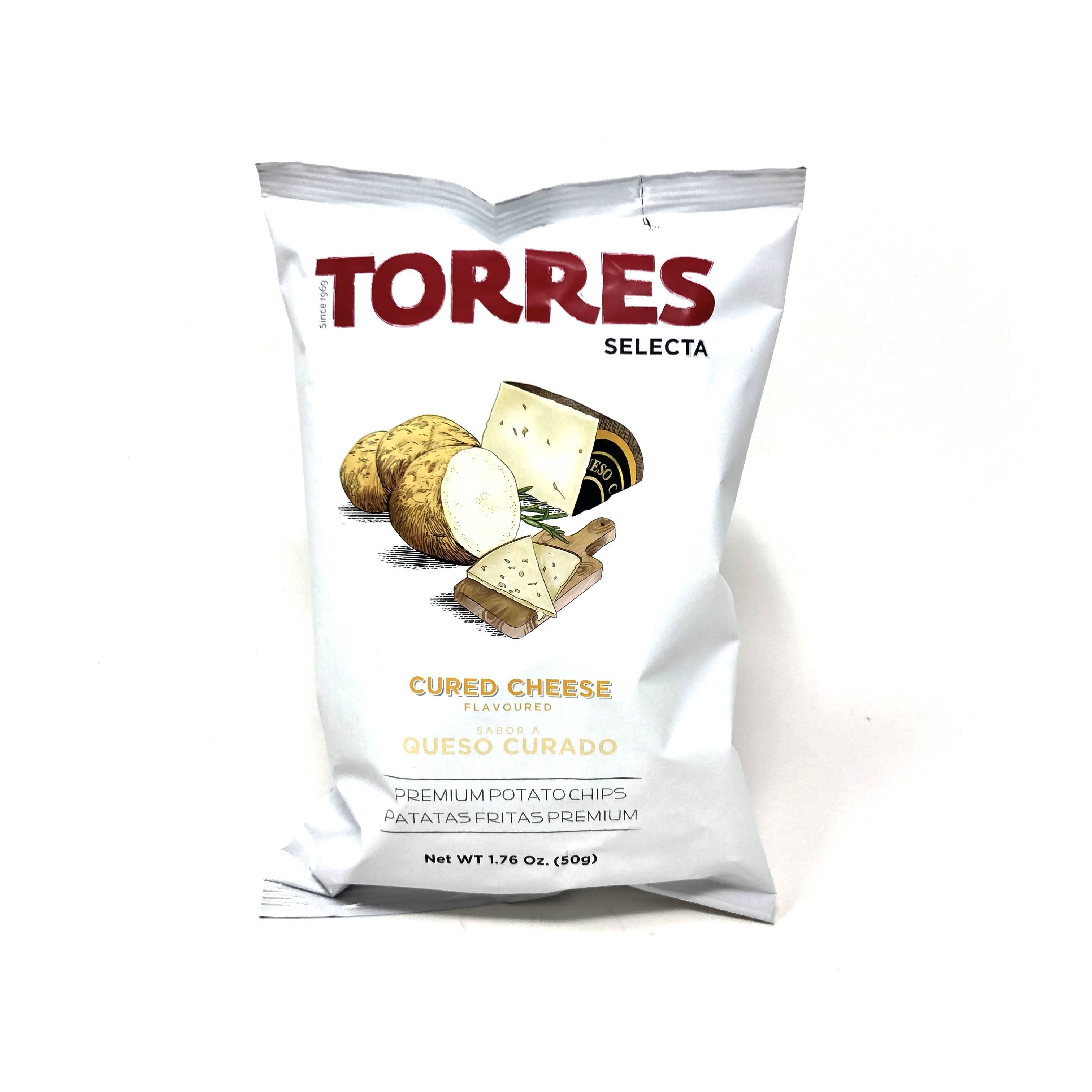Torres Cured Cheese Potato Chips 50g