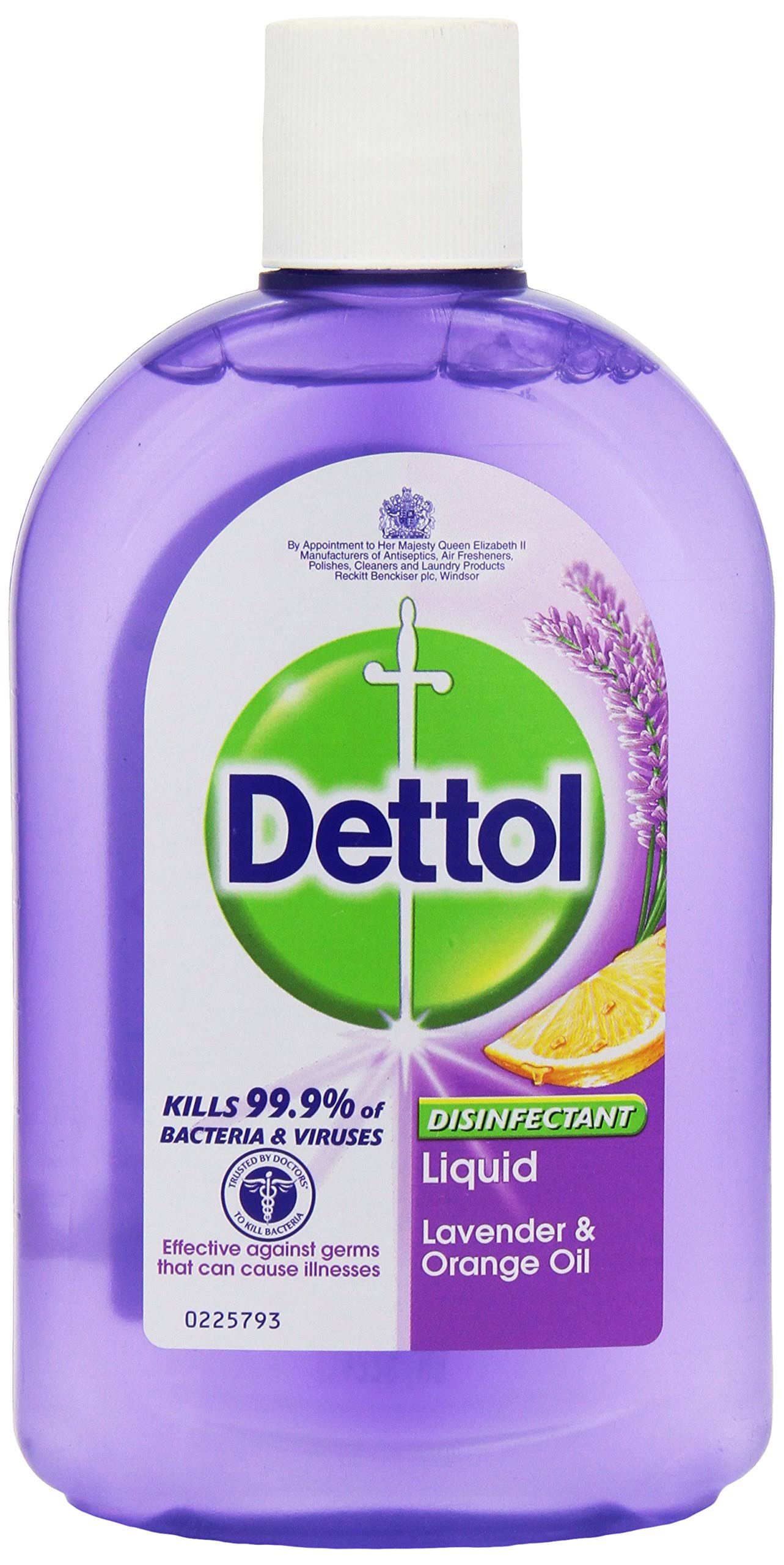 Dettol Disinfectant Liquid - Lavender and Orange Oil, 500ml