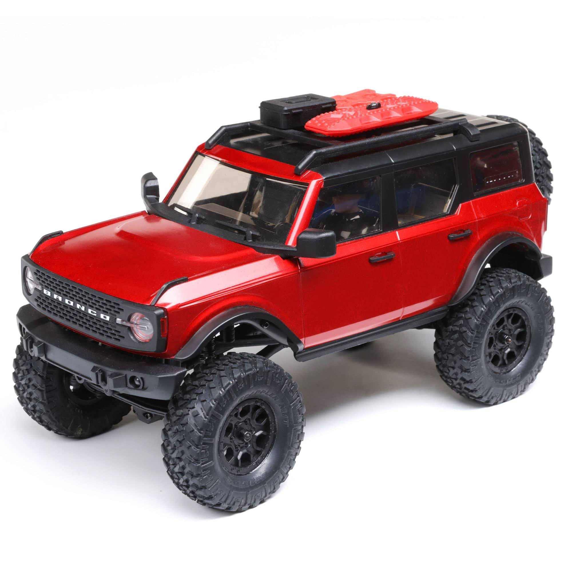 Axial SCX24 2021 Ford Bronco 1/24 Crawler RTR, Red - AXI00006T1