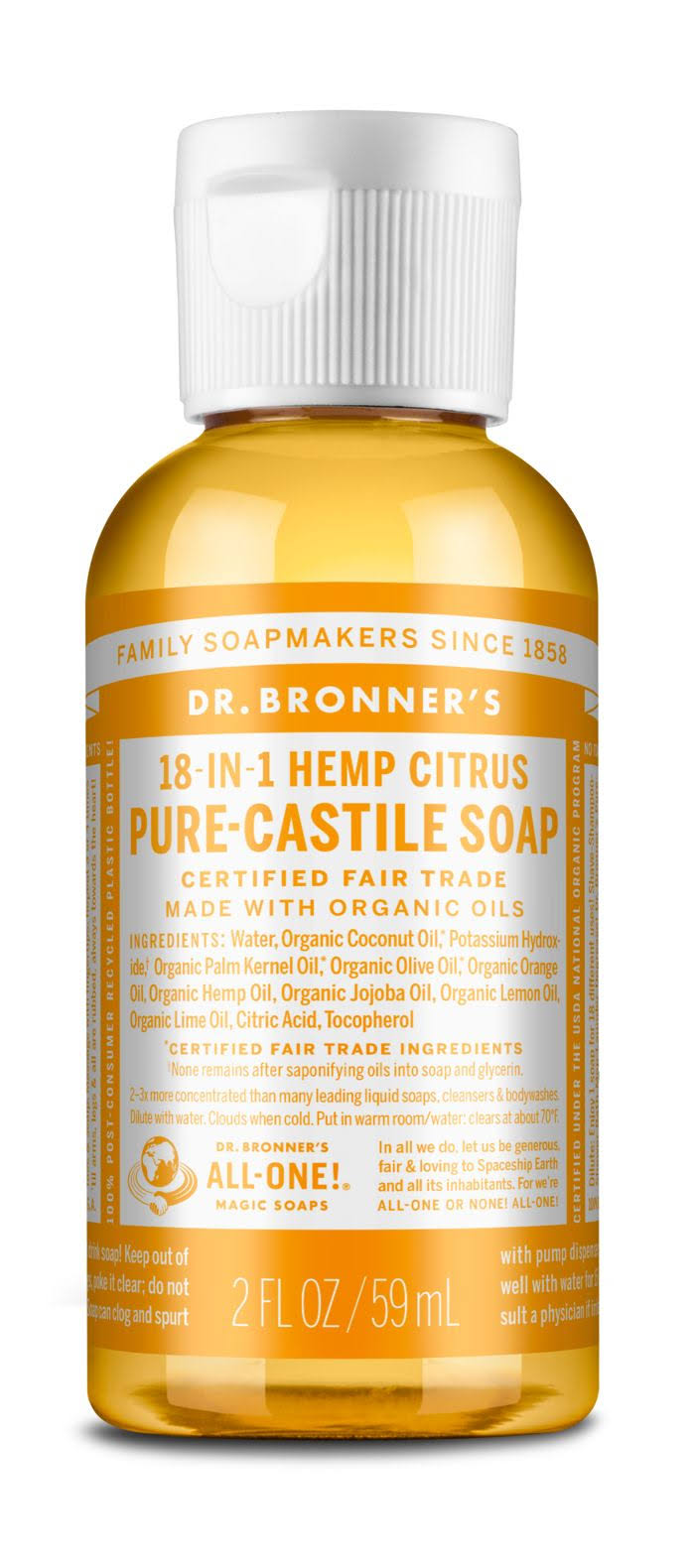 Dr. Bronner's Classic Pure-Castile Soap - Citrus
