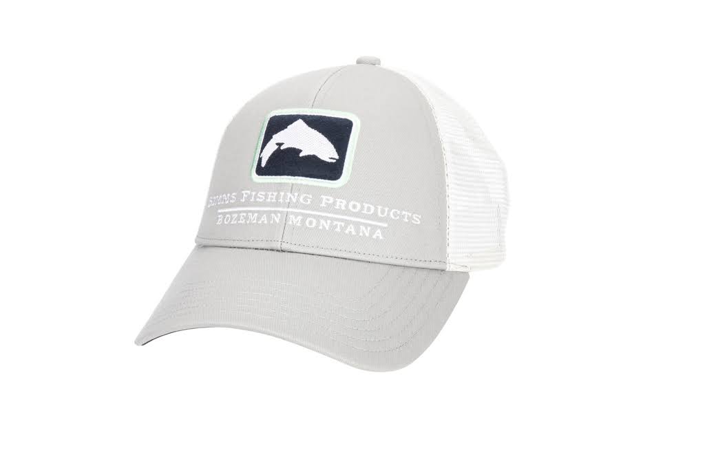 Simms Small Fit Trout Icon Trucker Sterling