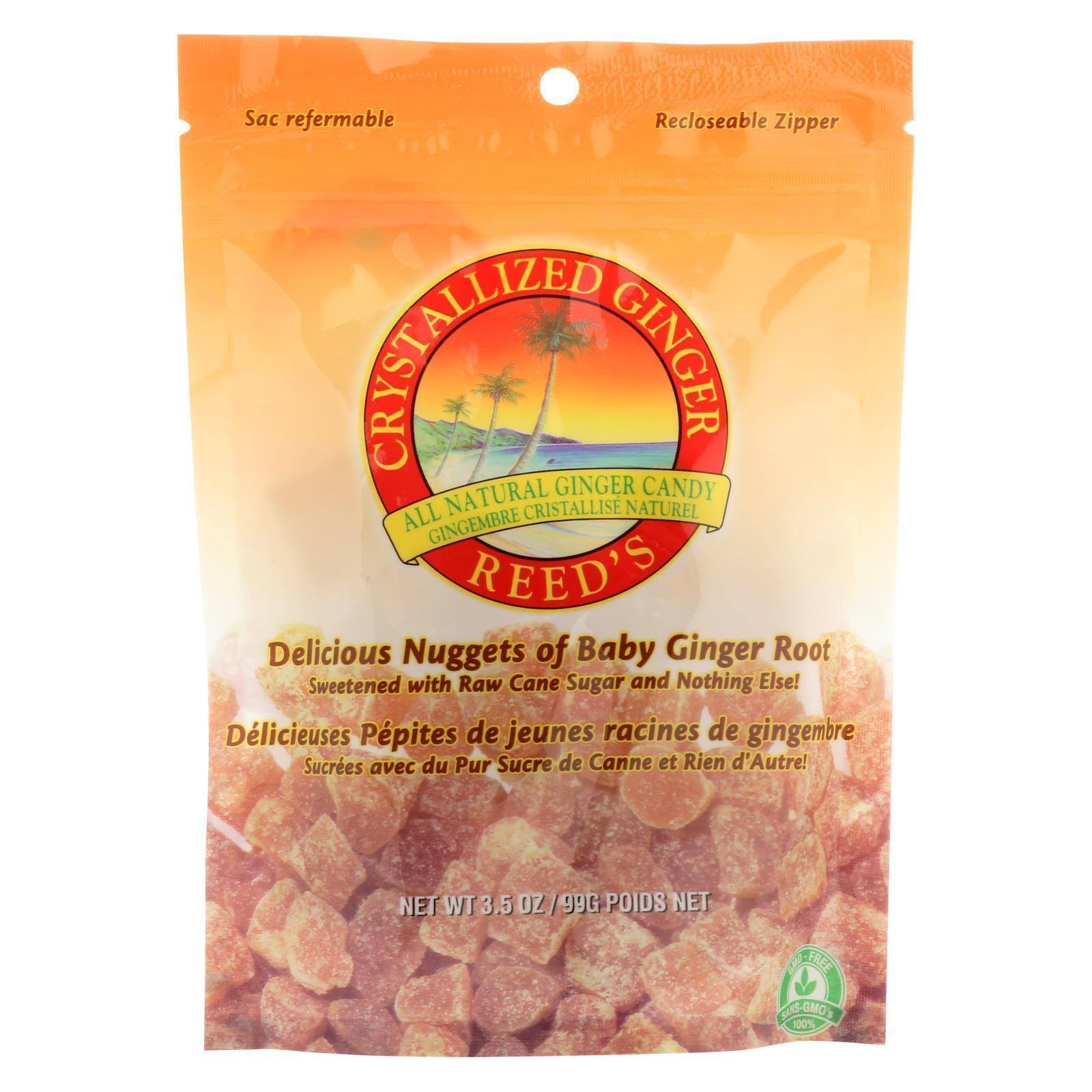 Reed's: Crystallized Ginger Candy, 3.5 Oz