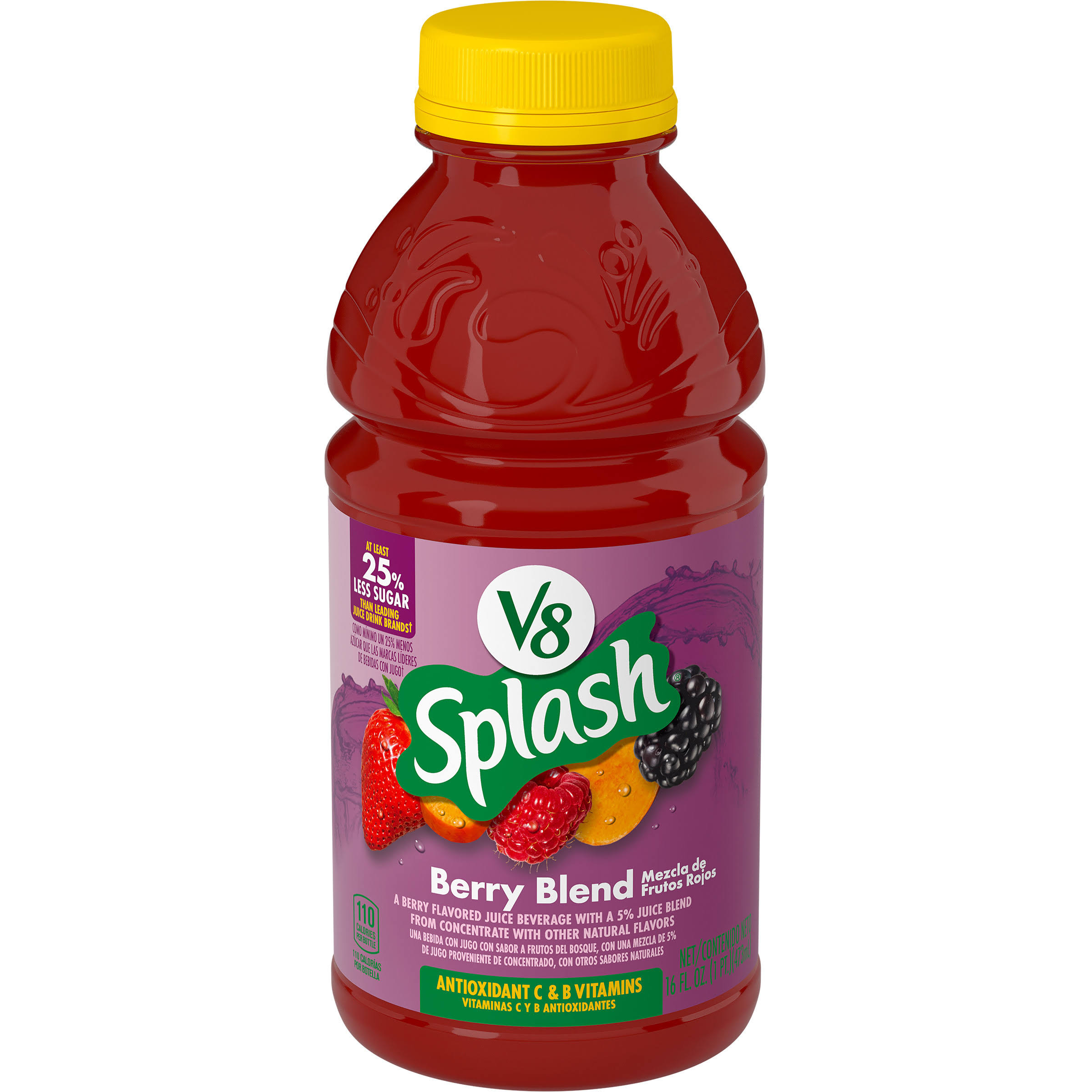 V8 Splash Berry Blend Juice - 16 fl oz bottle