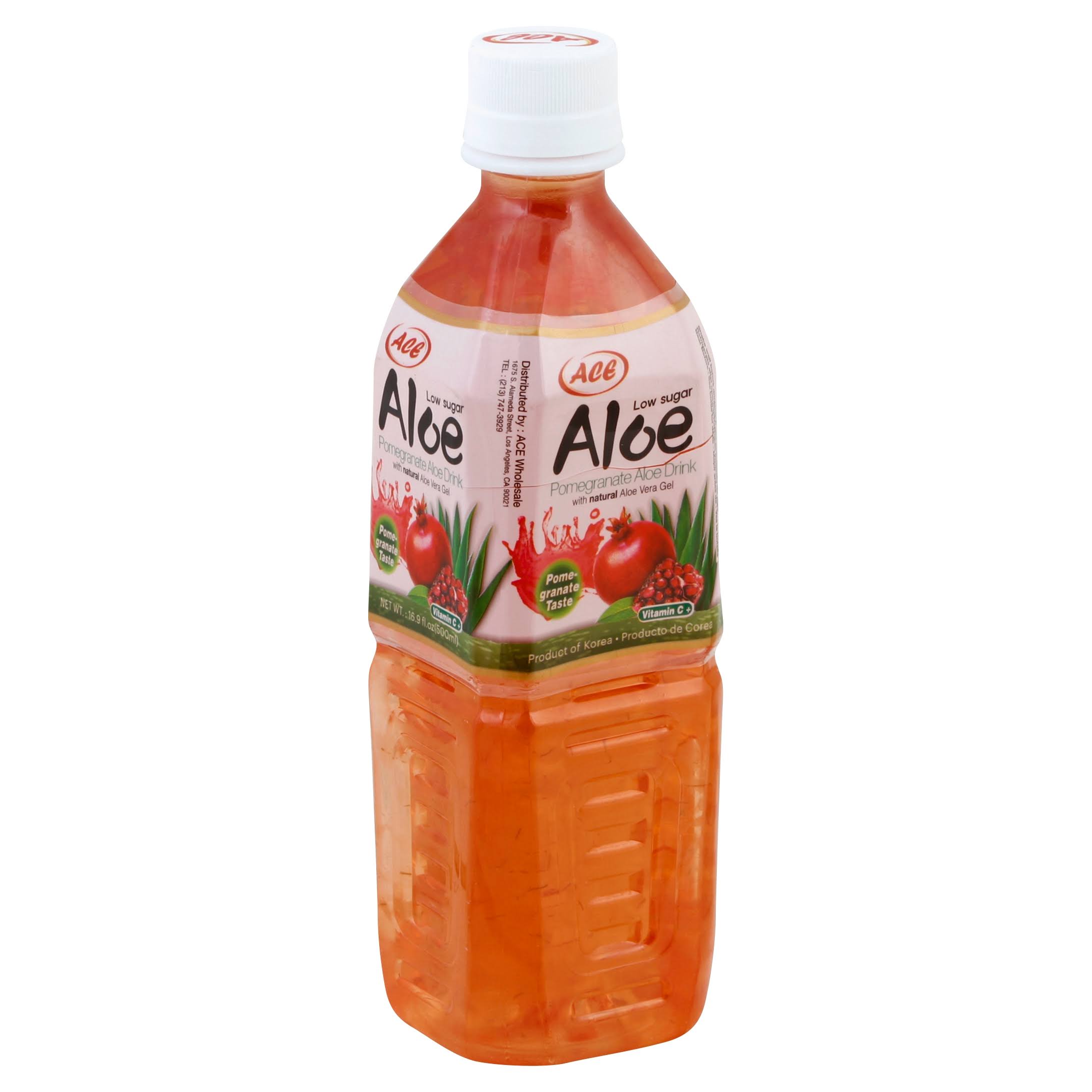 Ace Aloe Aloe Drink, Pomegranate - 52.9 fl oz