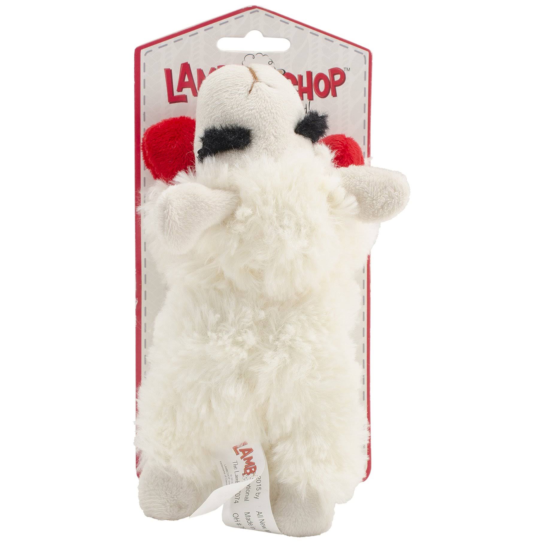 Multi-Pet International Lambchop Plush Squeak Toy