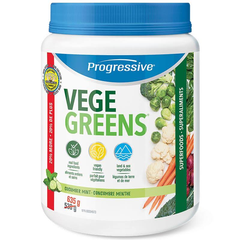 Progressive Vege Greens - 635g, 72 Servings, Citrus