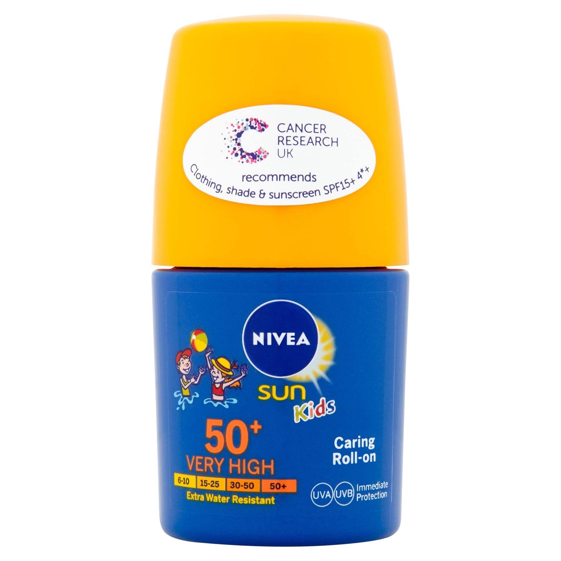 Nivea Sun Kids Caring Roll-On - SPF 50+, 50ml