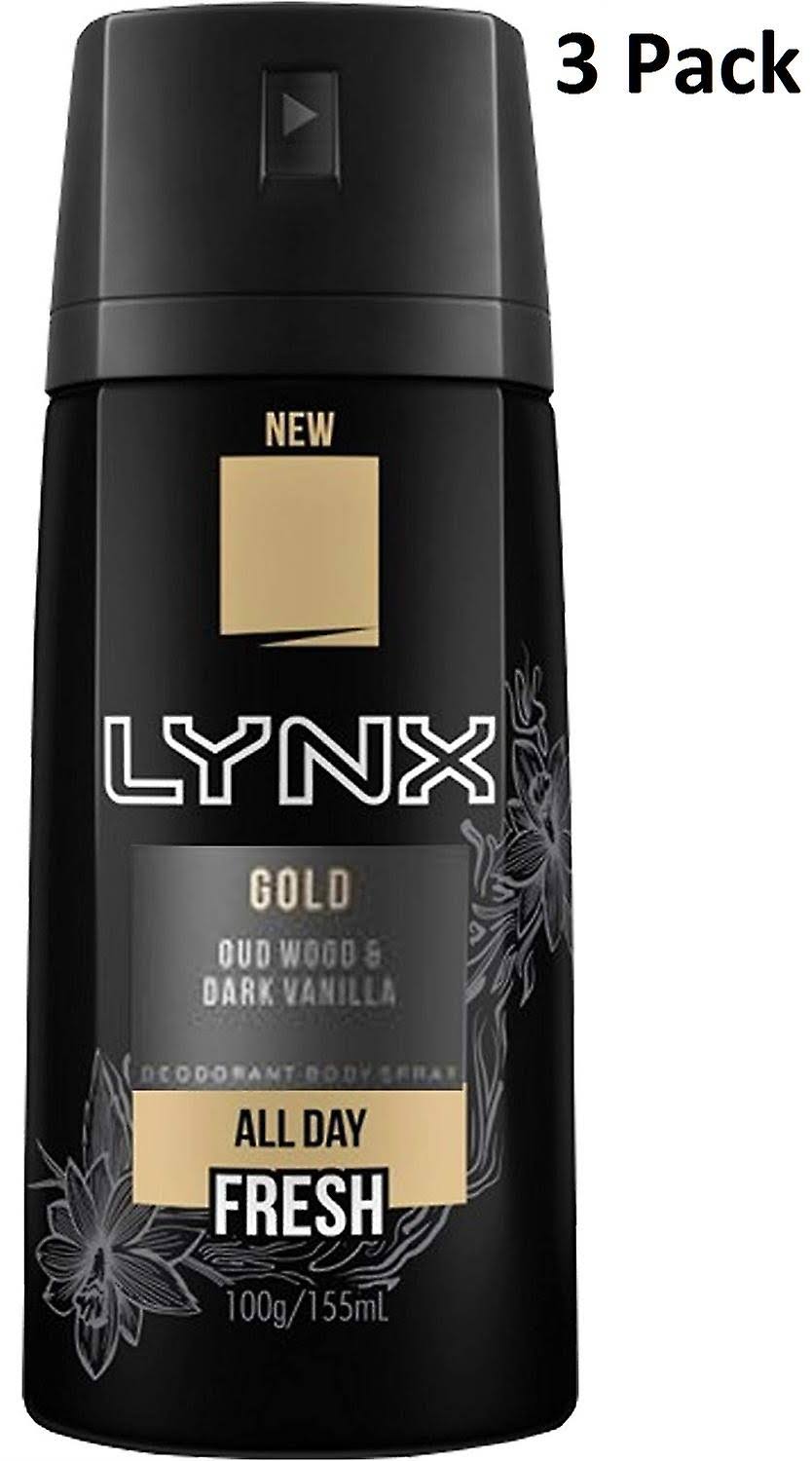 Lynx Gold Body Spray Deodorant - For Men, 150ml