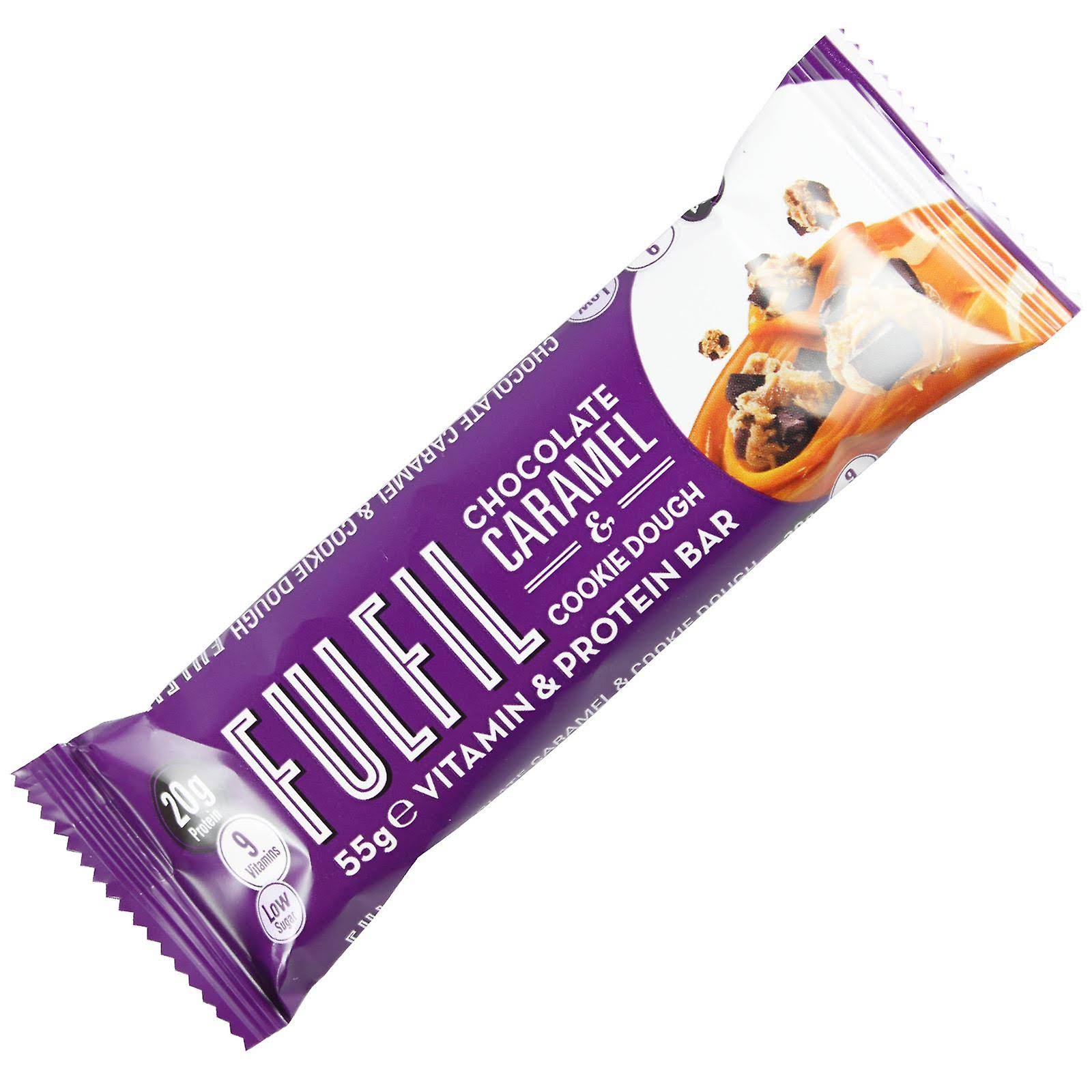Fulfil - Chocolate & Caramel Cookie Dough Vitamin & Protein Bar 55g