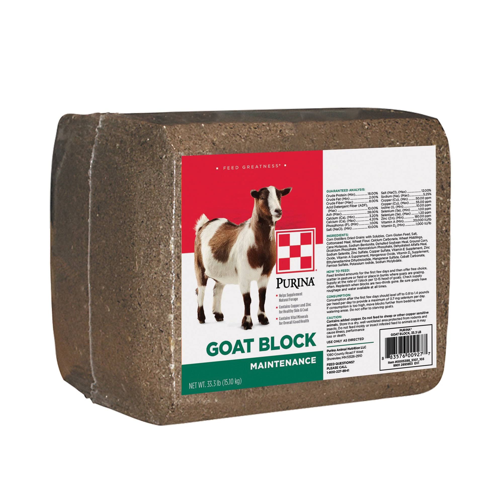 Purina Goat Block - 33 lb