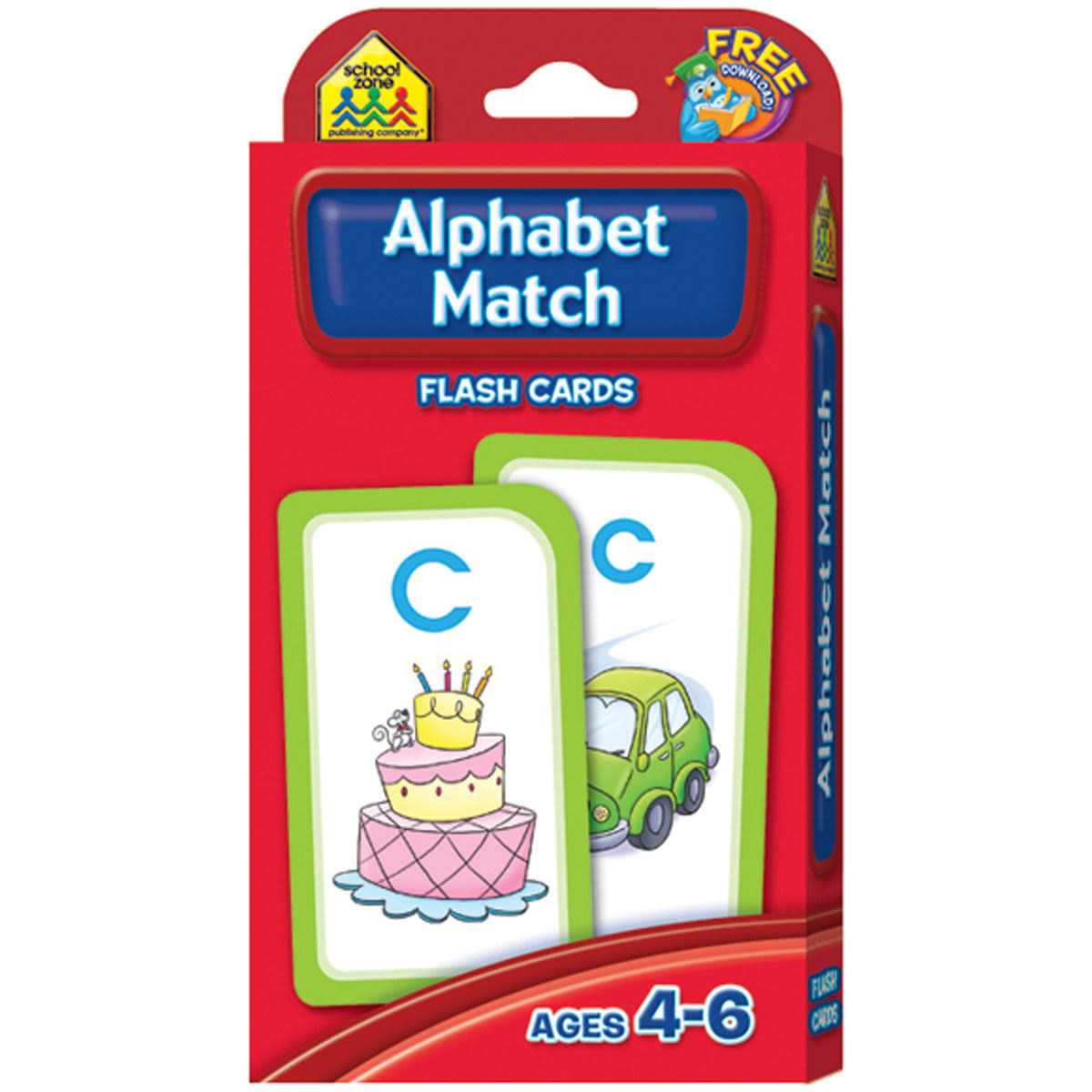 Flash Cards-Alphabet Match 52/Pkg