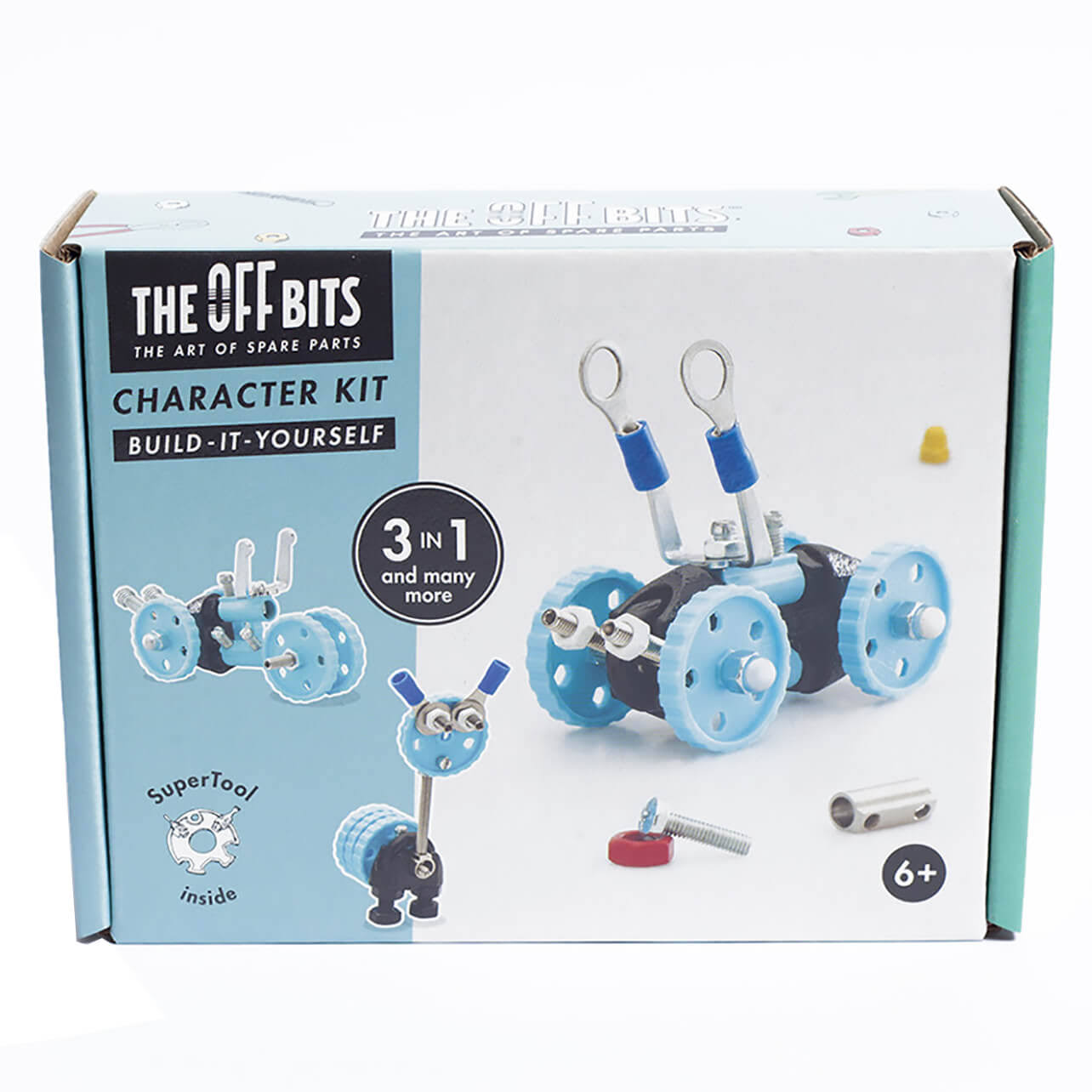 The Off Bits Robot Kit - Blue Car