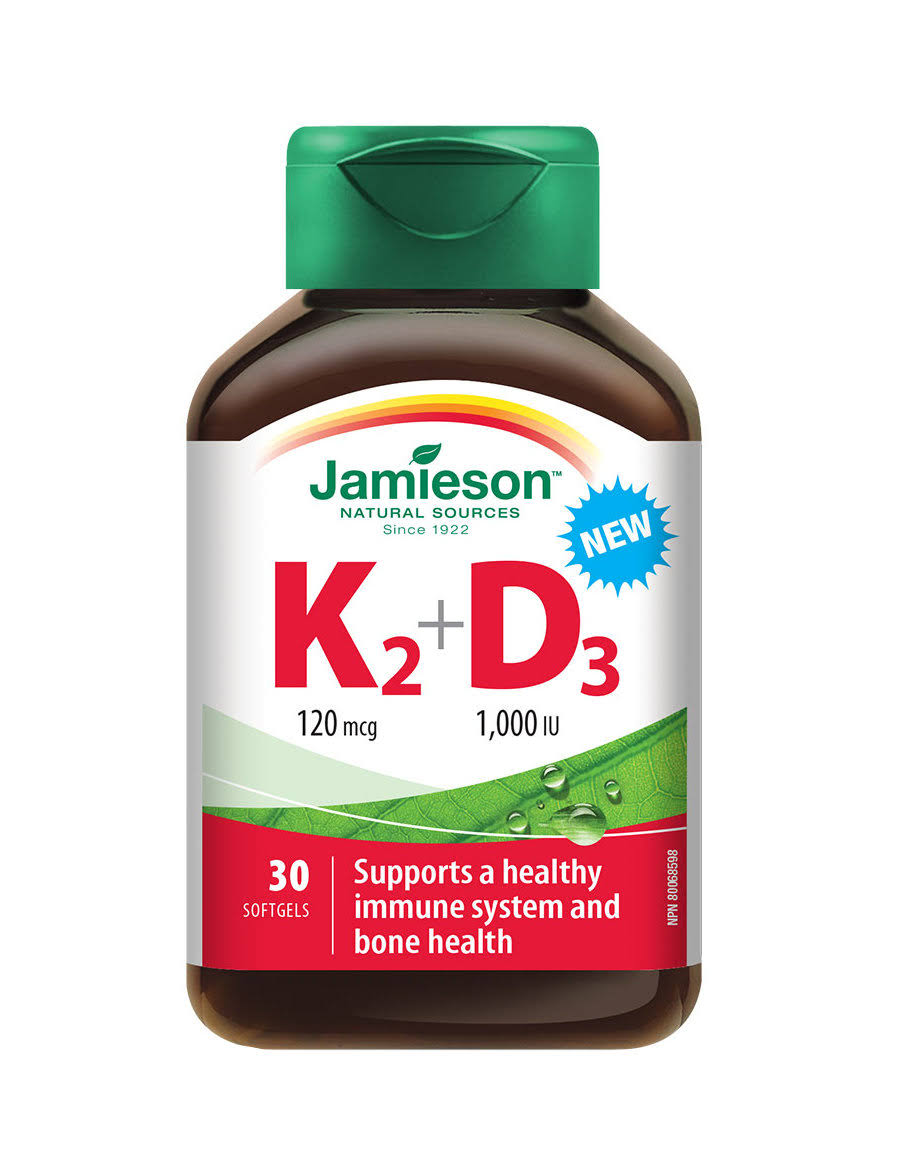 K2 + D3 30 Softgels - Jamieson