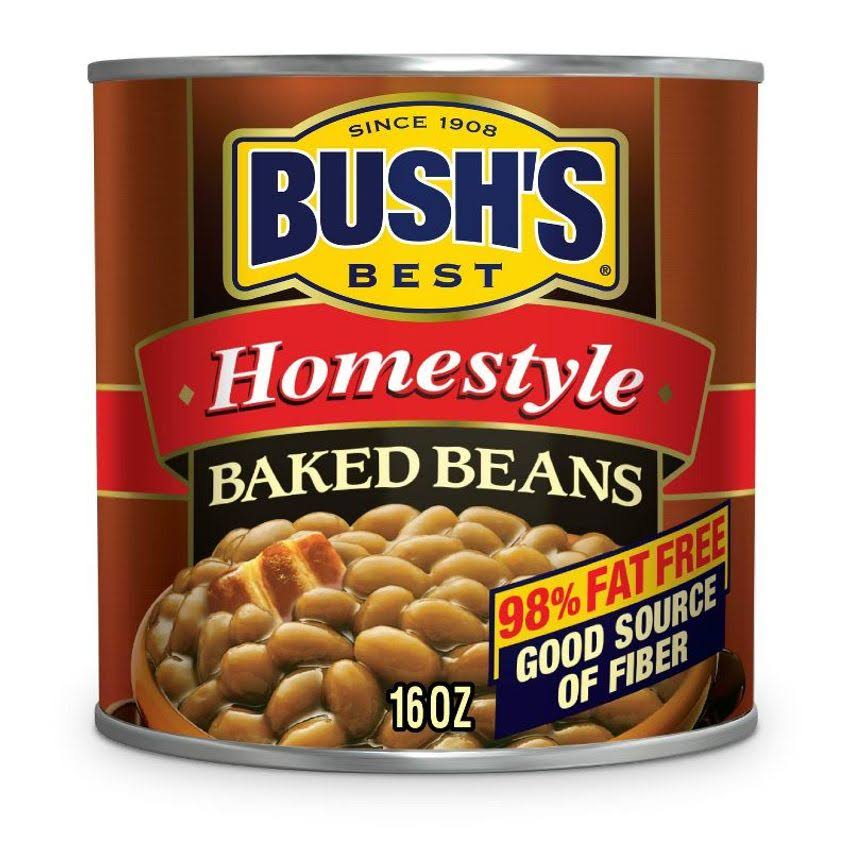 Bush's Best Homestyle Baked Beans - Tangy Sauce with Bacon and Brown Sugar, 16oz