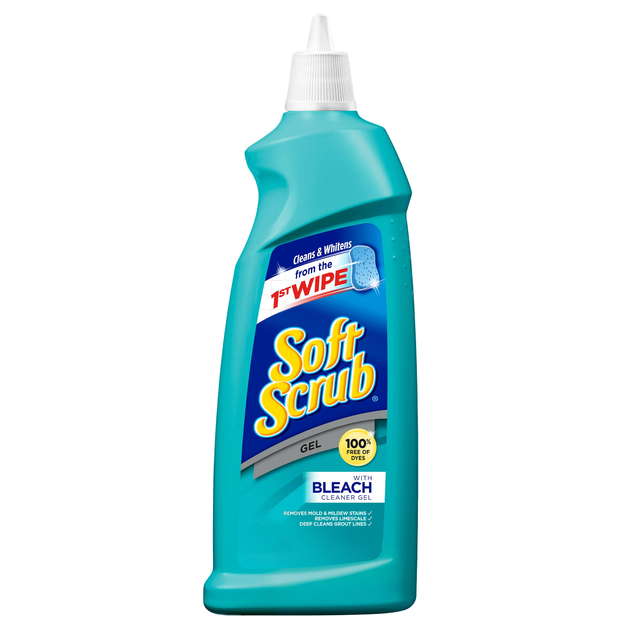 Soft Scrub Gel Cleanser - with Bleach, 28.6oz