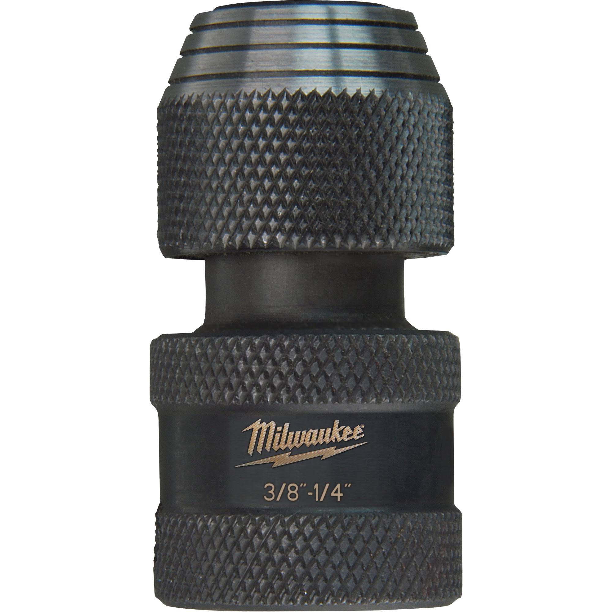 Milwaukee Shockwave Impact Adapter - 3/8 in square x 1/4 in hex
