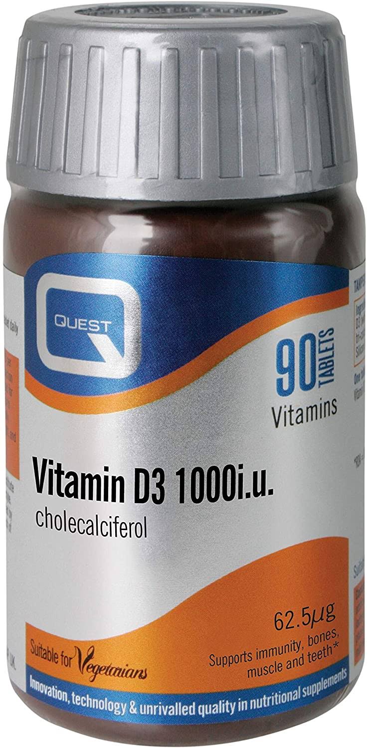 Quest Vitamin D3 1000 i.u. , 90 Tablets