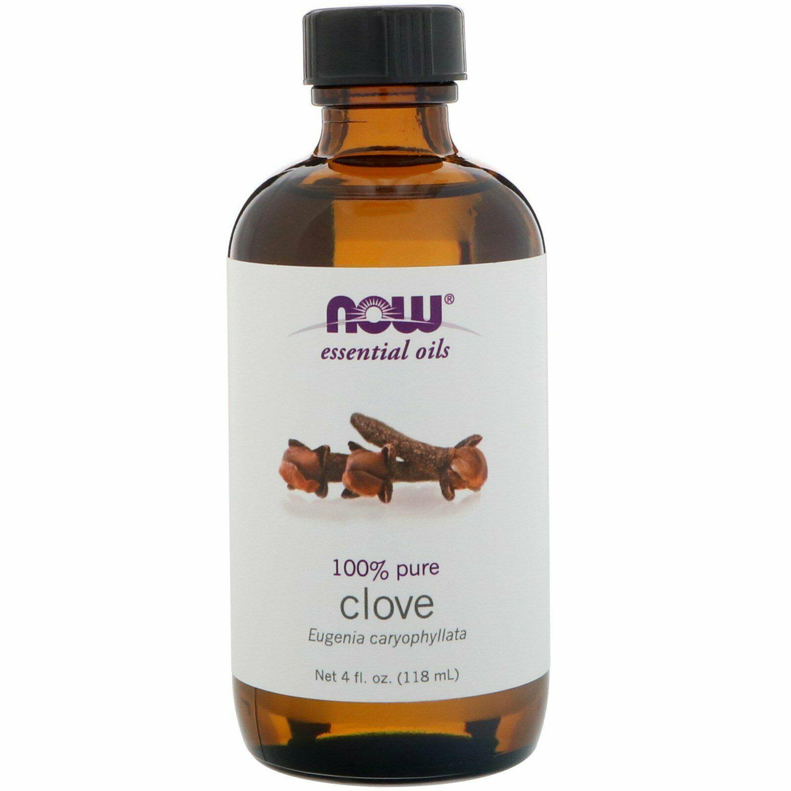 Now Foods 100% Pure Clove Essential Oil - 118ml