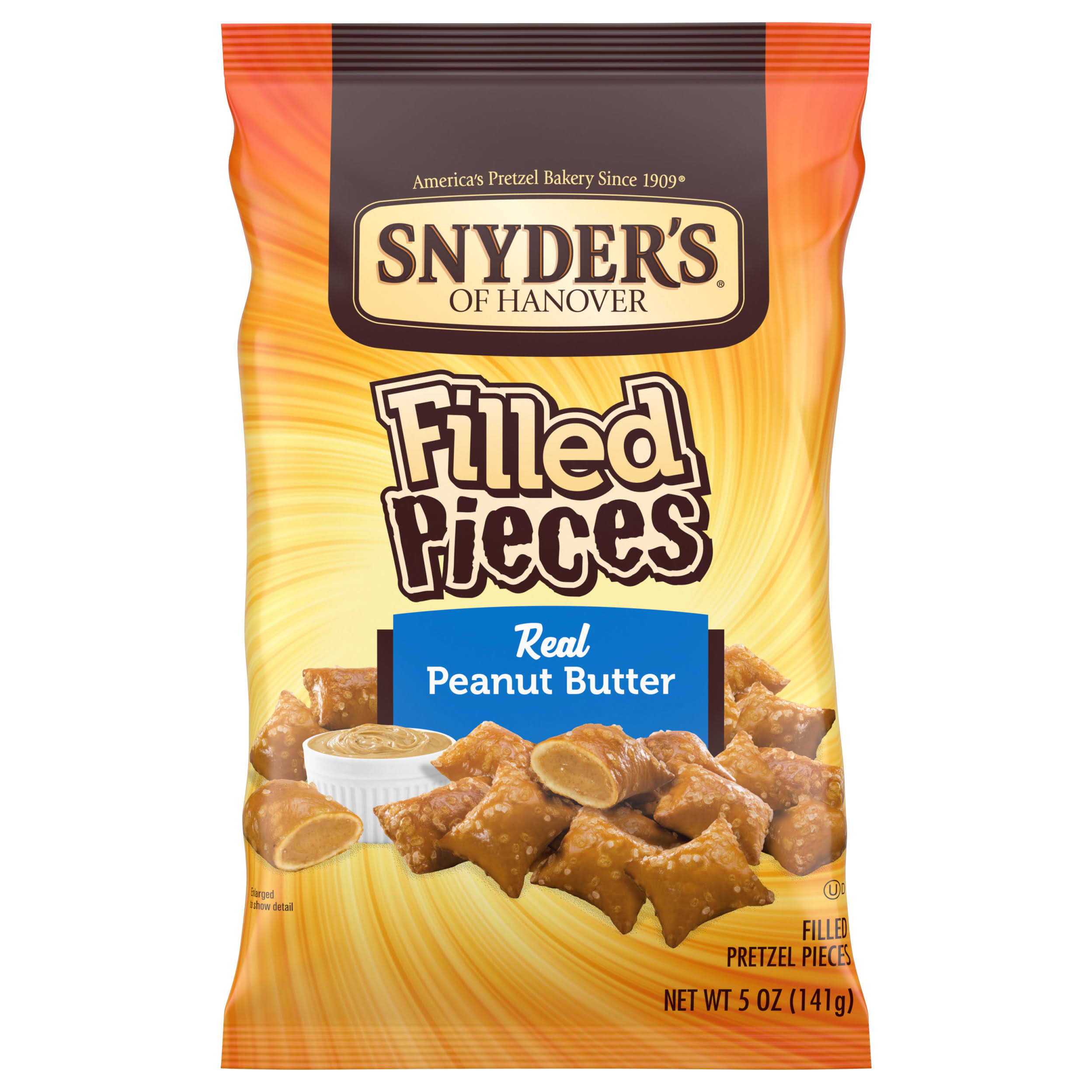 Snyder's Peanut Butter Filled Pretzel Pieces Small Bag