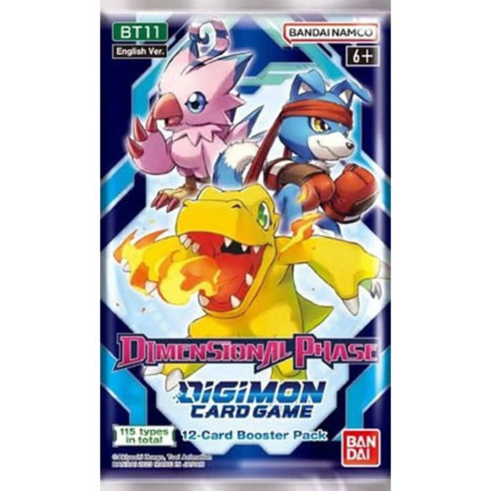 Digimon Card Game: Dimensional Phase (BT-11) - Booster Pack