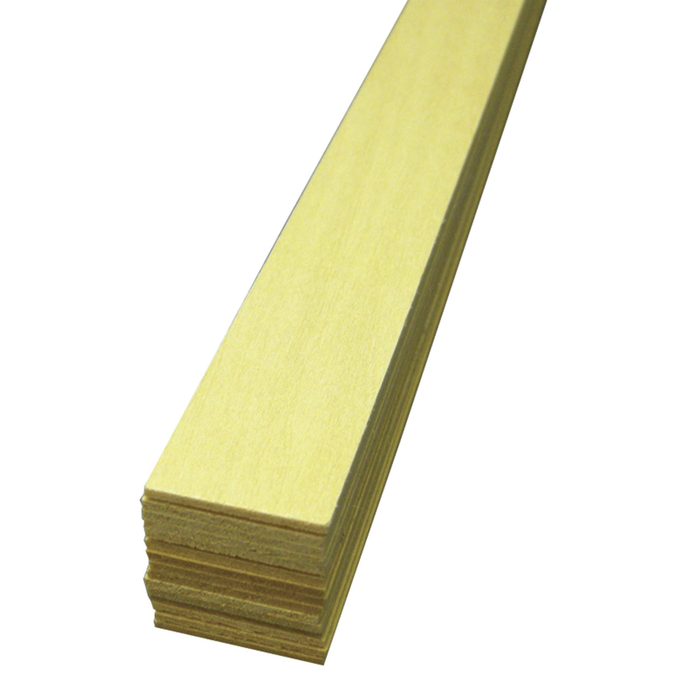 Midwest Basswood 1/16 x 1 x 24 (15) 4102