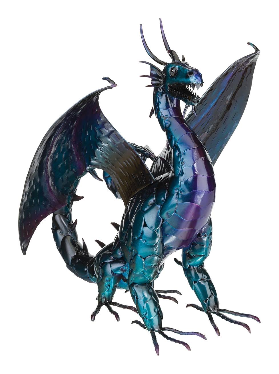 Regal Art & Gift Purple & Blue Mystic Fire Dragon Statue One-Size