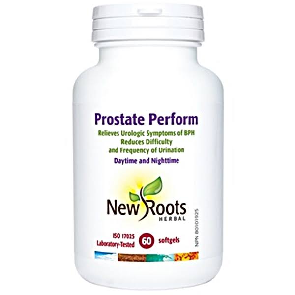 New Roots Herbal Certified Organic Prostate Perform Softgel - 60ct