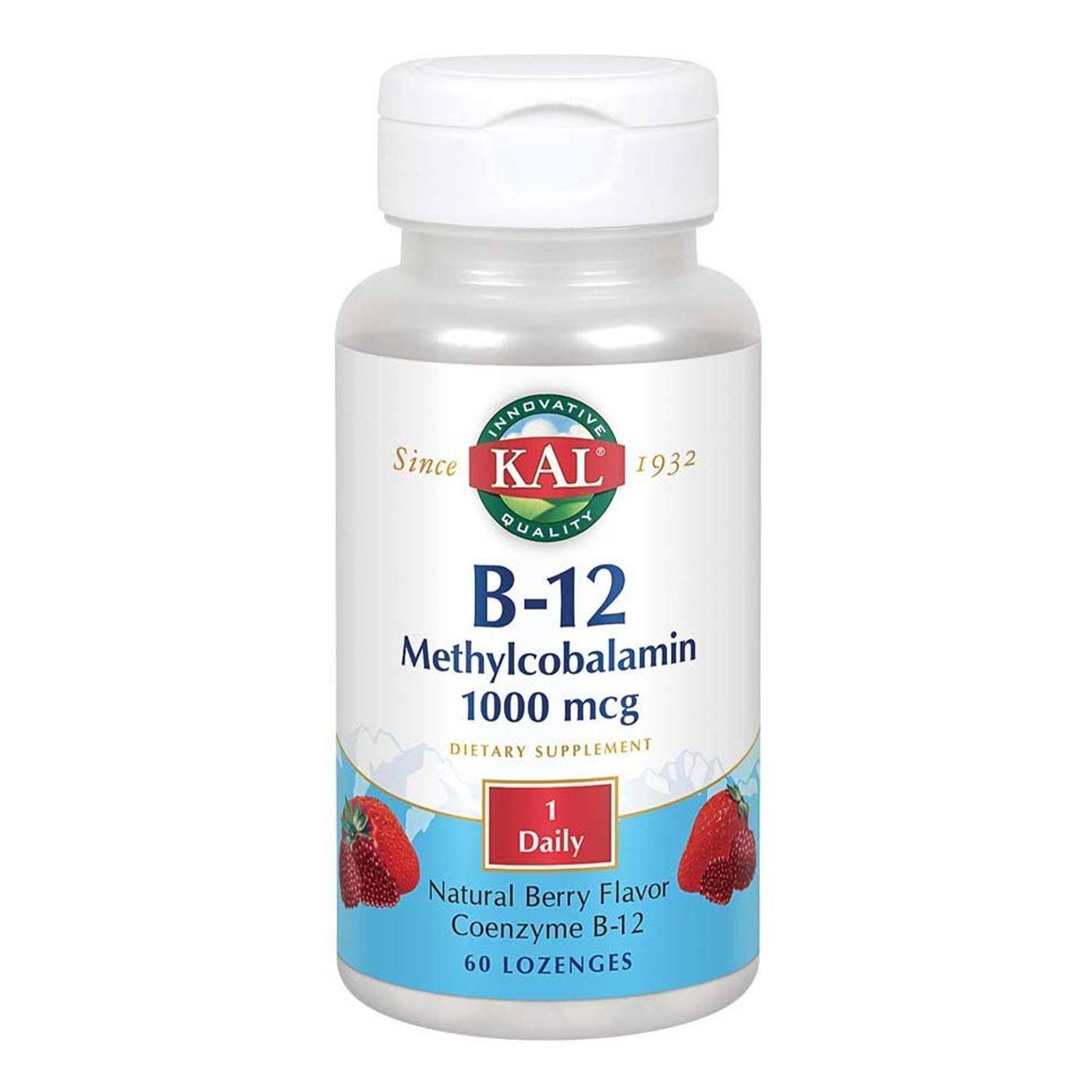 KAL Methylcobalamin Dietary Supplement - Berry, 60 Tablets