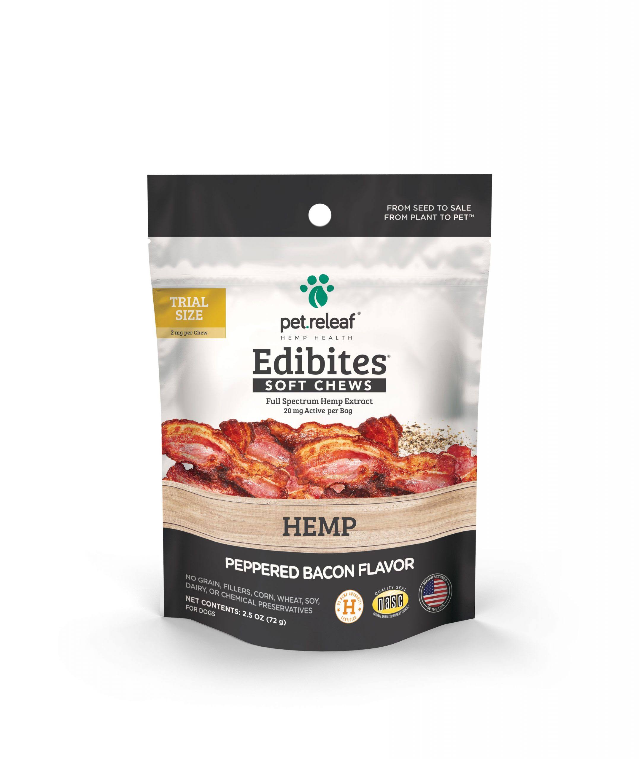 Pet Releaf Edibites Trial Size Peppered Bacon