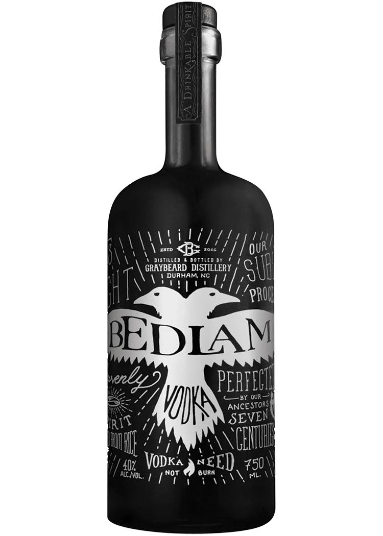 Bedlam Vodka - 750 ml