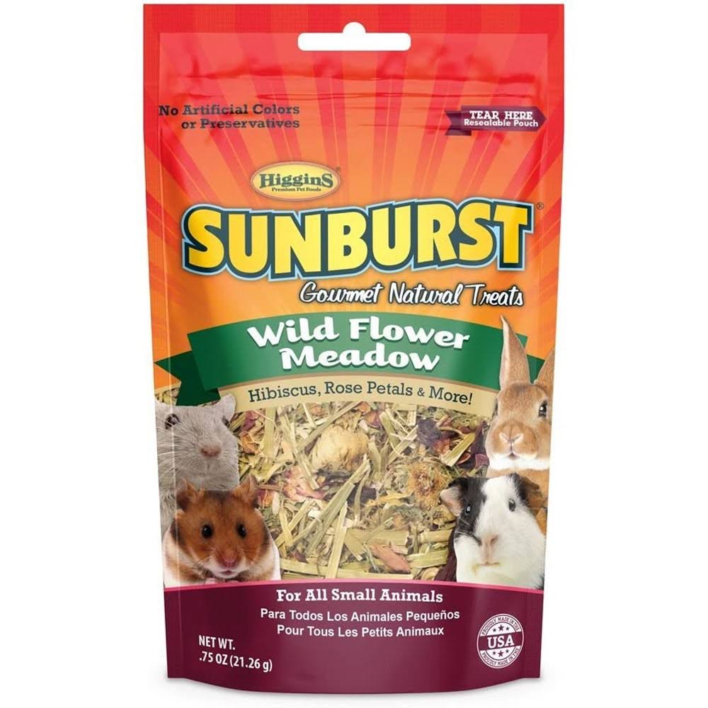 Sunburst Gourmet Small Animal Treats - Wild Flower Meadow, 0.75oz