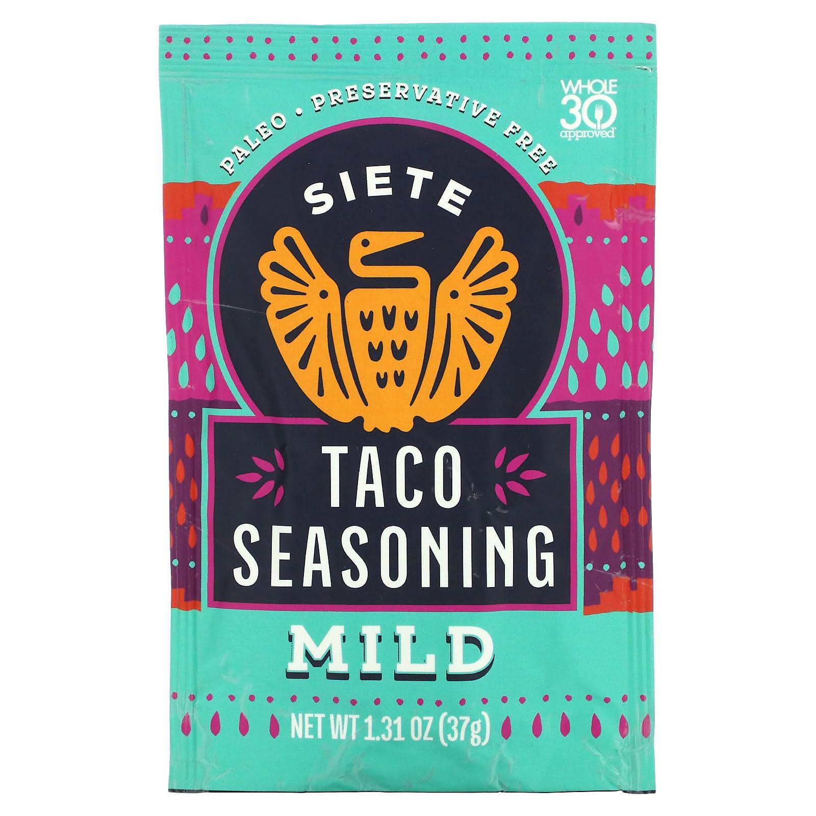 Siete Taco Seasoning Mild 1.31 oz (37 g)