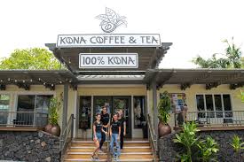 Kona coffee and black tea