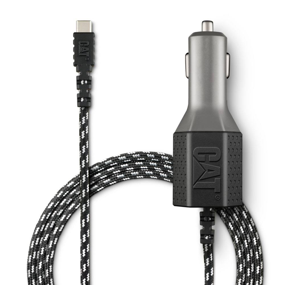 Cat Certified USBC 6ft. 2 USB Vehicle Charger - 5.4A