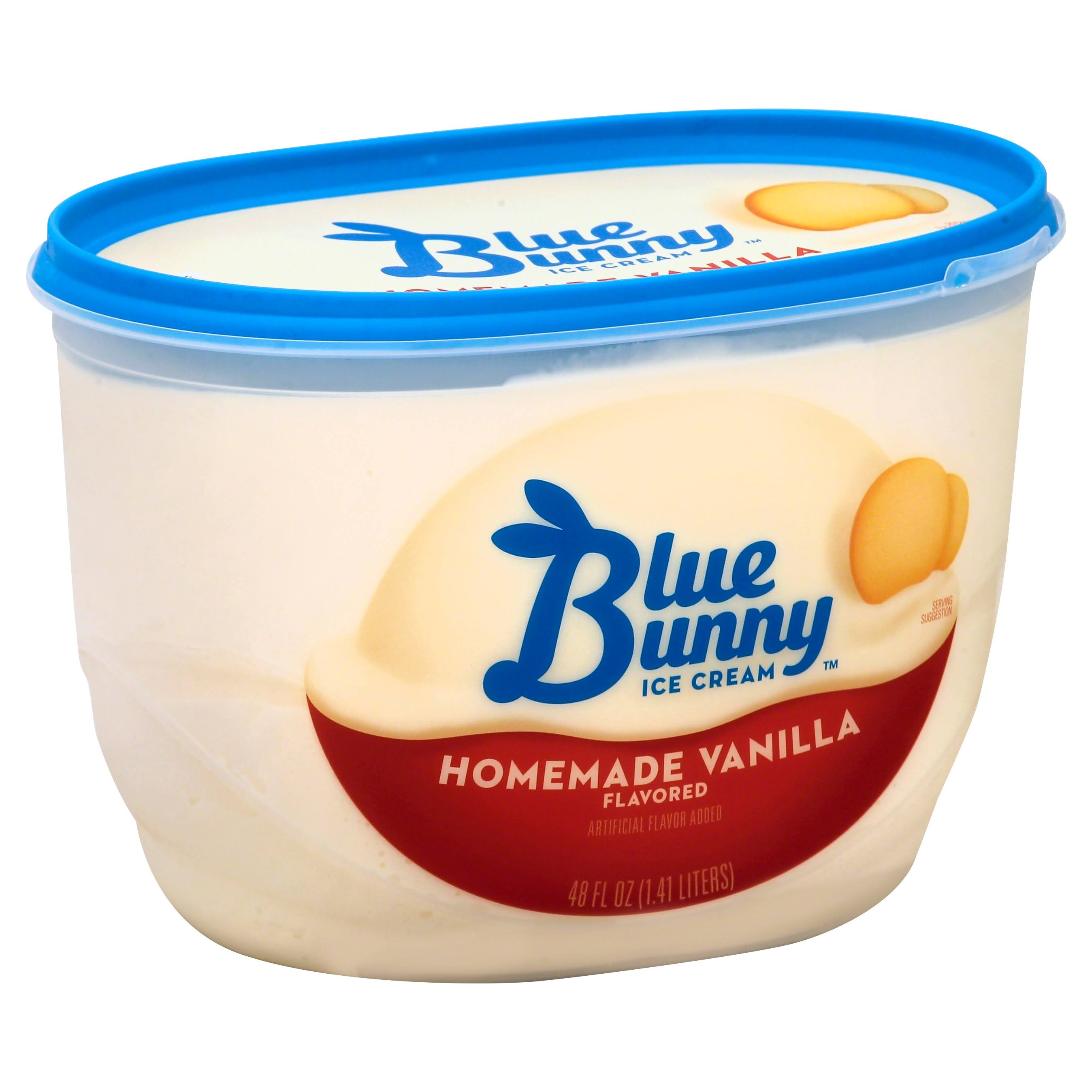Blue Bunny Homemade Ice Cream - Vanilla, 48oz