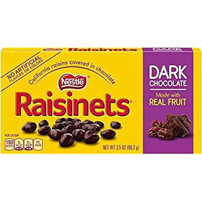 Nestle Raisinets Dark Pack Of 4 3.5 Oz Theater Boxes